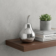 Load image into Gallery viewer, Buffed Decorative Pear Tabletop Sculpture (354681) - Silver
