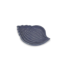 Load image into Gallery viewer, 6" Conch Shell Cast Iron Vanity Tray - Blue

