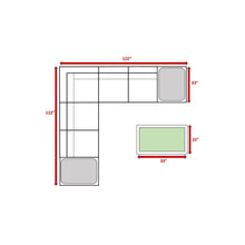 Load image into Gallery viewer, Outdoor 6 Person Wicker Seating Group With Cushions - Gray Mix
