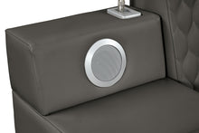 Load image into Gallery viewer, Zoya Smart Multifunctional Queen Size Bed Made with Wood in Gray
