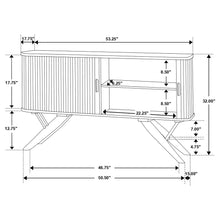 Load image into Gallery viewer, Wes - 2 Door Sideboard Buffet Storage Cabinet - Walnut
