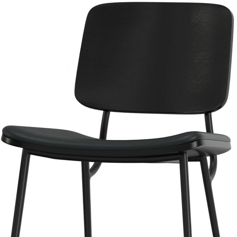 Dining Parsons Chairs (Set of 2) - Black