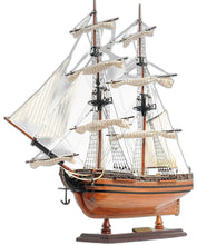 Load image into Gallery viewer, Boat Hand Painted Sculpture (364383) - Brown
