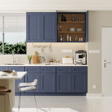 Load image into Gallery viewer, Shaker Wall Cabinet With Soft Close Hinges, Adjustable Shelves, Double Door
