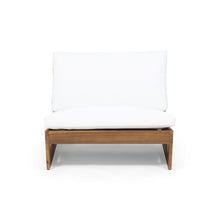 Load image into Gallery viewer, Acacia Wood Outdoor Club Chair With Cushions
