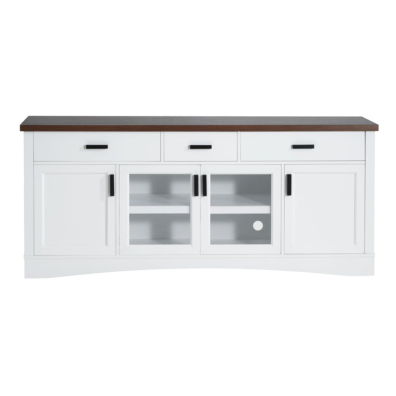 Modern TV Console & Adjustable Shelves