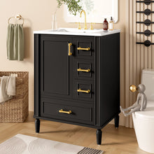 Load image into Gallery viewer, Traditional Bathroom Vanity Set With Soft Close Doors
