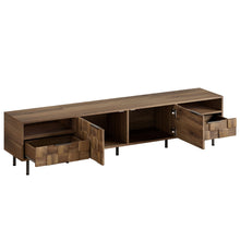 Load image into Gallery viewer, TV Stand With 2 Drawers, Media Console Table For TVs Up To 85'' - Natural
