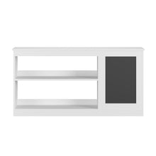 Load image into Gallery viewer, 3 In 1 Bookshelf And Toy Storage Cabinet With Chalkboard, Organizer For Playroom Featuring And Spacious Storage - White
