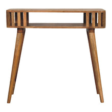 Load image into Gallery viewer, Solid Wood Solid Console Table With Shelf With Two Drawers (719161) - Brown
