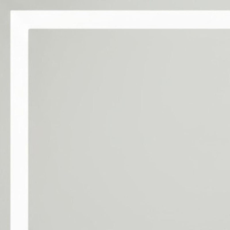 20" Lighted Frameless Bathroom Vanity Mirror - Clear