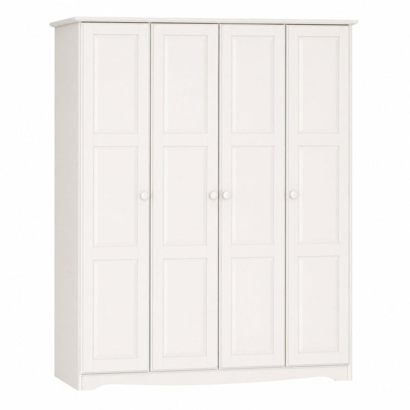 Solid Wood Four Door Combo Dresser (765059) - White