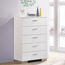 Load image into Gallery viewer, Dulcey - 5 Drawer Bedroom Chest - White
