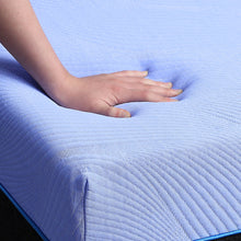Load image into Gallery viewer, Refresh - 12" Flex Head Memory Foam Hybrid Mattress And Adjustable Base Bundle - Blue - Queen
