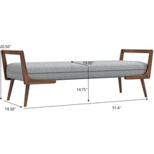 Load image into Gallery viewer, Cora - Bench - Gray
