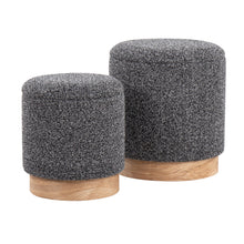 Load image into Gallery viewer, Marla - Contemporary, Nesting Ottoman Set
