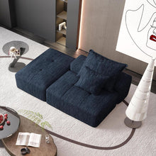 Load image into Gallery viewer, Modern Oversized Modular Sectional Sofa, Sparkling Fabric Soft Cushions With 2 Pillows

