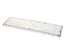 Load image into Gallery viewer, 18" Rectangular Marble Vanity Tray - White

