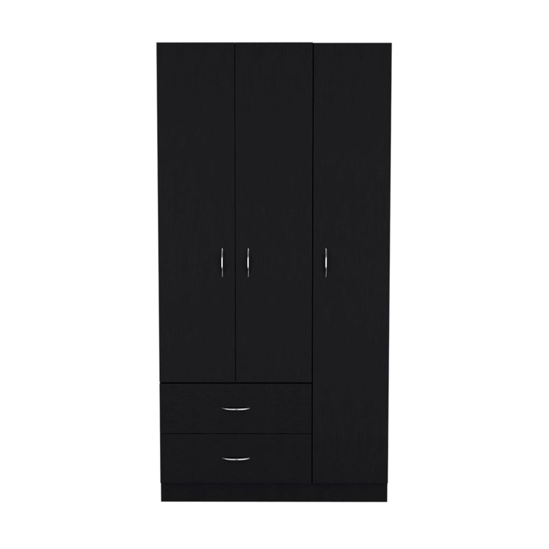 Wood Corner Accent Chest (732191) - Black
