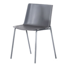Load image into Gallery viewer, Heavy Duty Plastic Dining Side Chairs (Set of 2) - Gray
