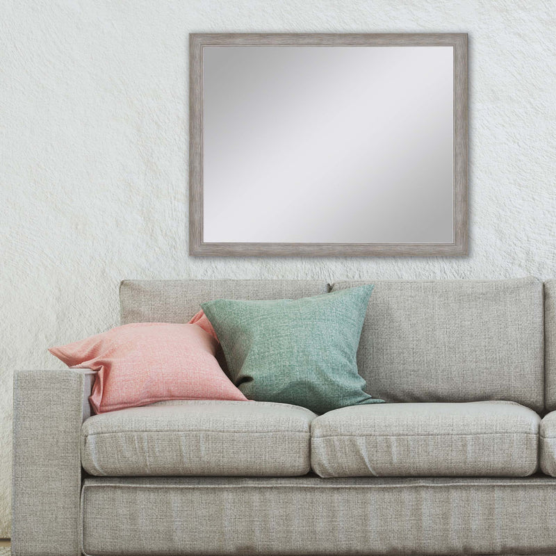 Framed Accent Mirror 44" - Silver