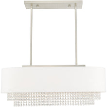 Load image into Gallery viewer, 21'' 3-Light Dimmable Chandelier With Shades - Nickel
