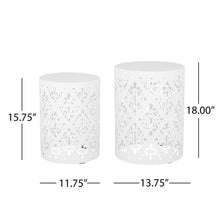 Load image into Gallery viewer, Outdoor Metal Modern Design End Table
