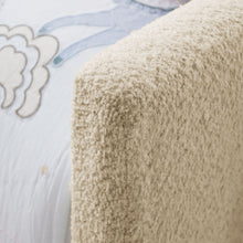 Load image into Gallery viewer, Cute Rabbit Ear Upholstered Platform Bed Frame With Safety Rail
