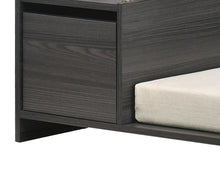 Load image into Gallery viewer, Esme - Wide Comfy Pet Bed With Cushion And Side Storage Compartment - Ash Gray
