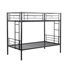 Load image into Gallery viewer, METAL BUNK BED BLACK
