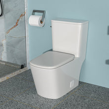 Load image into Gallery viewer, 1 Piece Toilet With Single Flush And Soft Closing Seat - White
