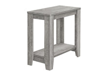 Load image into Gallery viewer, 22" Wood End Table With Shelf - Gray
