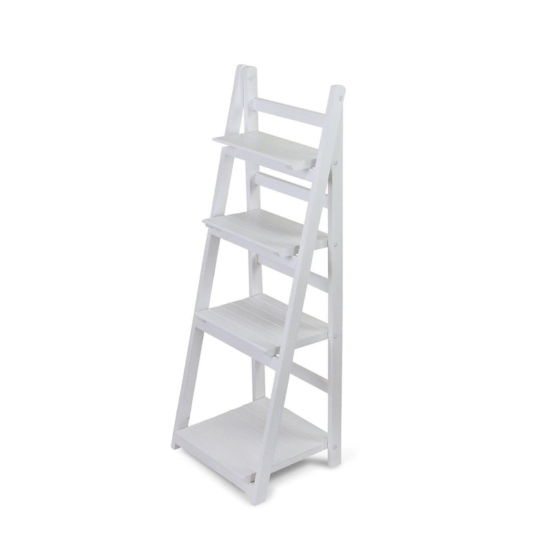 Four Tier Step Bookcase (738650) - White