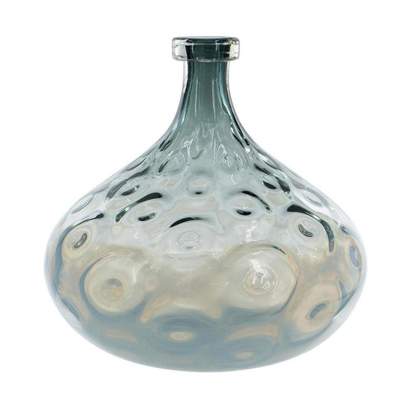 Hammered Table Vase - Light Blue
