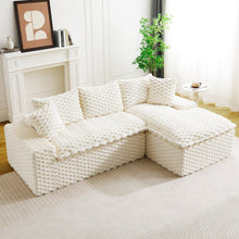 Load image into Gallery viewer, Modular Sofa, Convertible Twin Seat With Chaise Lounge
