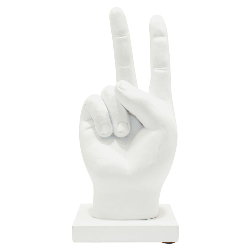 Hand Tabletop Sculpture (568393) - White