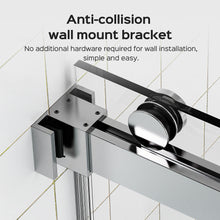 Load image into Gallery viewer, Frameless Double Sliding Shower Door In, Thick Tempered Glass, Reversible Installation
