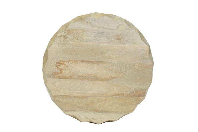 Round Drum Coffee Table (745558) - Natural