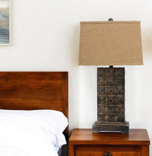 Load image into Gallery viewer, Vintage With Metal Pedestal Table Lamp - Brown
