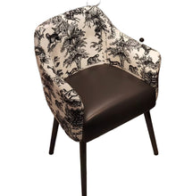 Load image into Gallery viewer, Velvet Dining Arm Chair - Black

