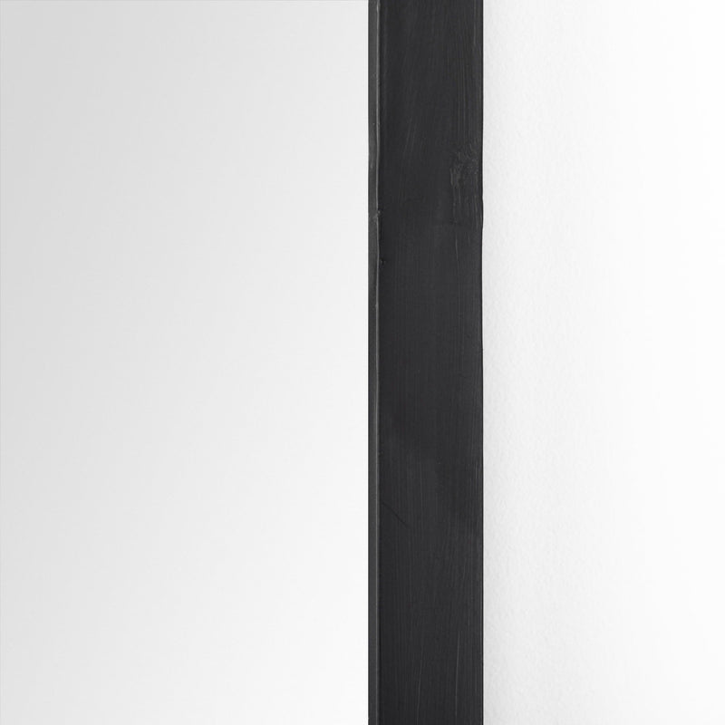 Metal Arch Framed Accent Mirror - Black