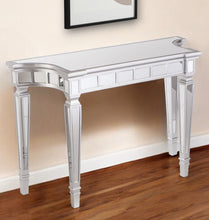 Load image into Gallery viewer, Mirrored Glass Free Form Console Table - Silver
