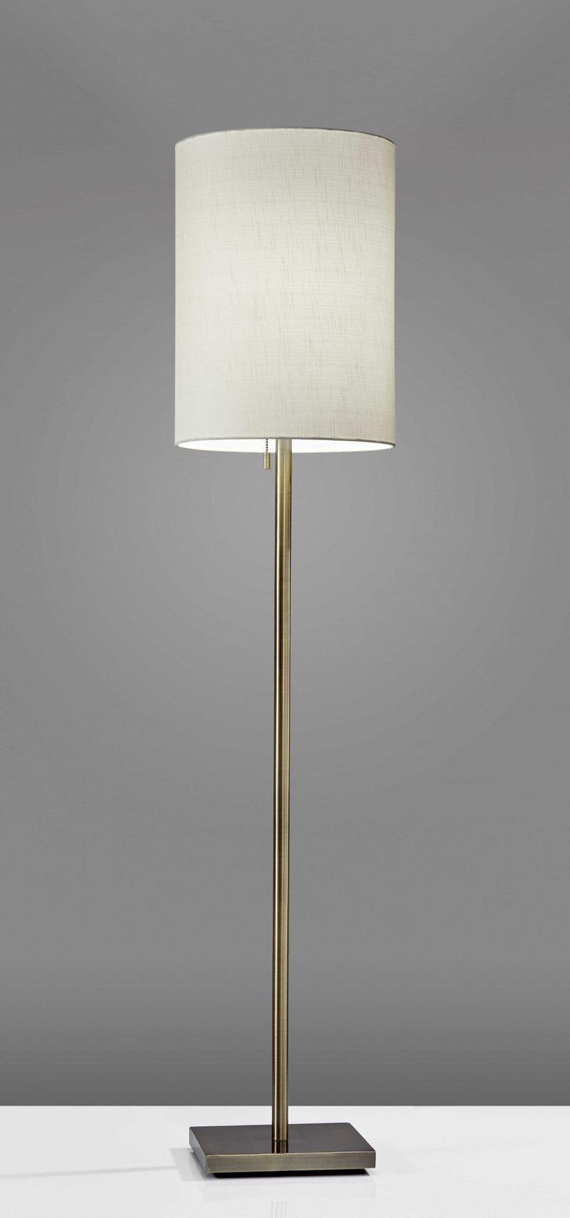 Floor Lamp Classic Silhouette - Brass / White
