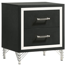 Load image into Gallery viewer, Malcolm - 2 Drawer Nightstand - Black
