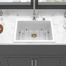 Load image into Gallery viewer, Quartz Kitchen Sink, Granite Composite, Drop In Sink With Durable Design
