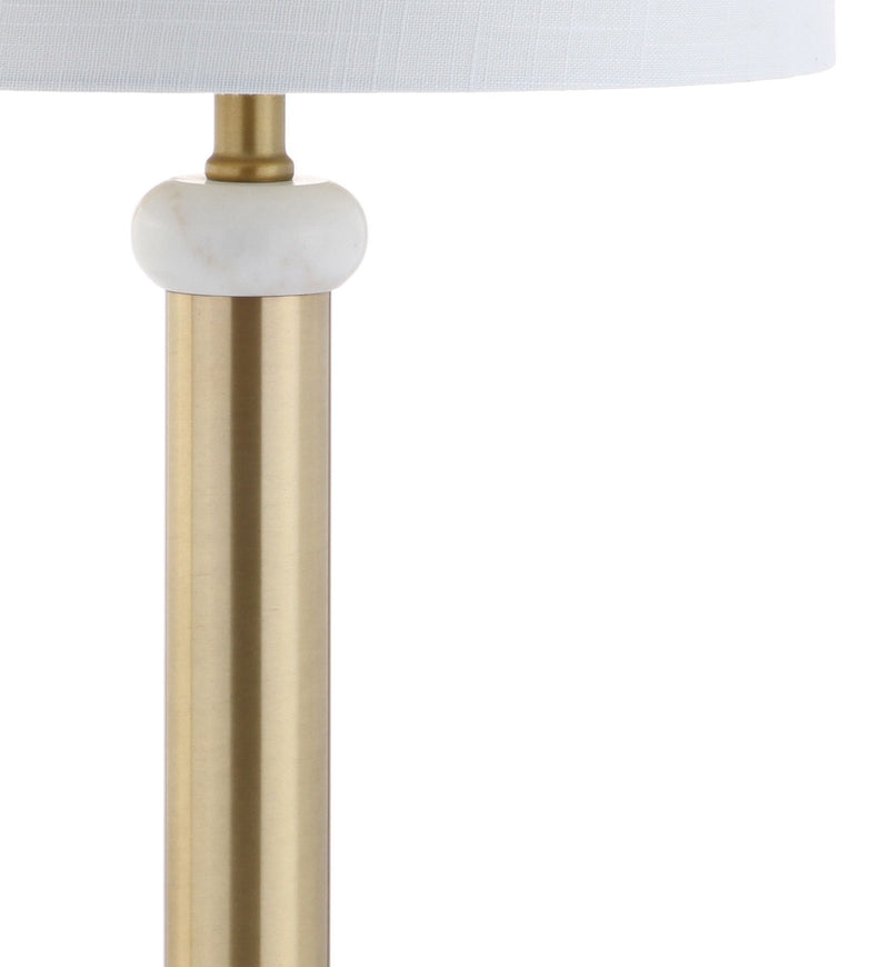27" Novelty Table Lamp With Drum Shade - Gold