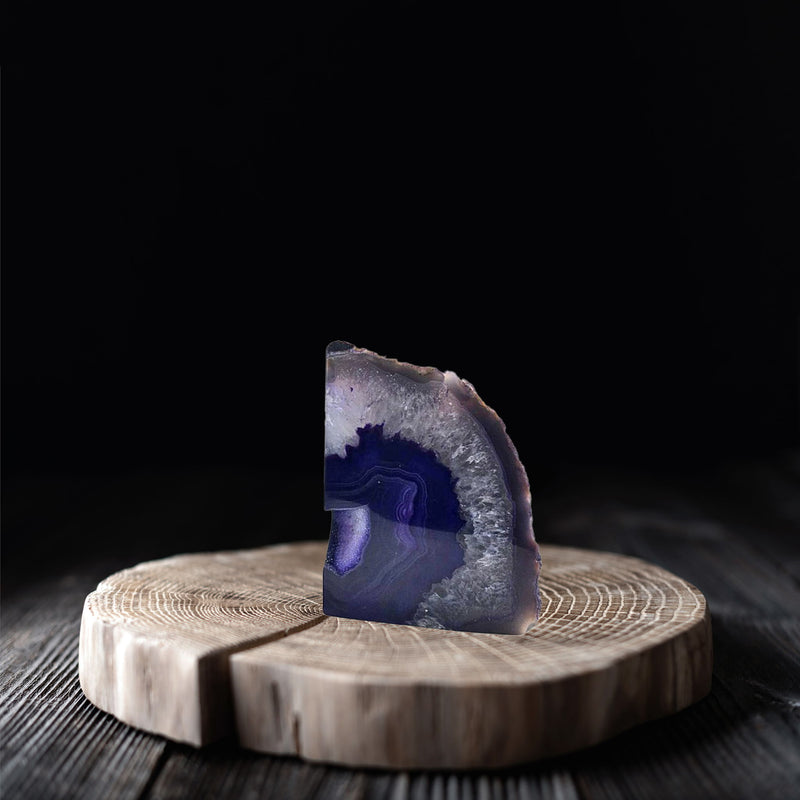 7 Glass Crystal - Purple