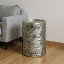 Load image into Gallery viewer, Iron Round End Table - Nickel
