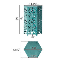 Load image into Gallery viewer, Galore - Side Table With Sunburst Cut Out Design
