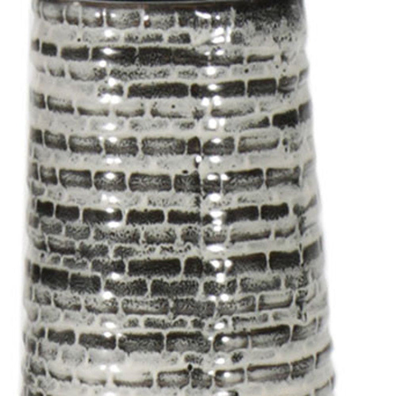 Ombre Tapered Floor Vase (576742) - Black / Gray